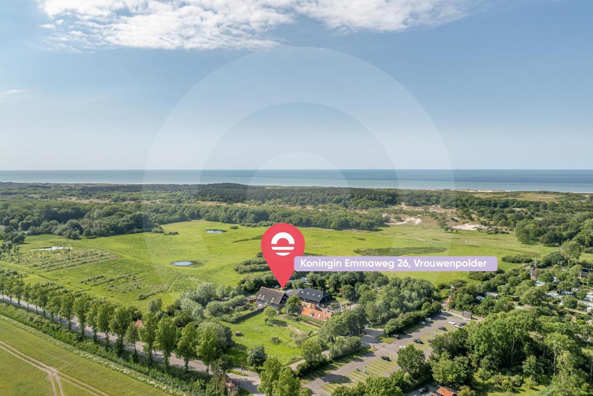 Vakantiewoning - Kon. Emmaweg 26 | Vrouwenpolder 'Uitspanning Oranjezon' Exteriér fotografie