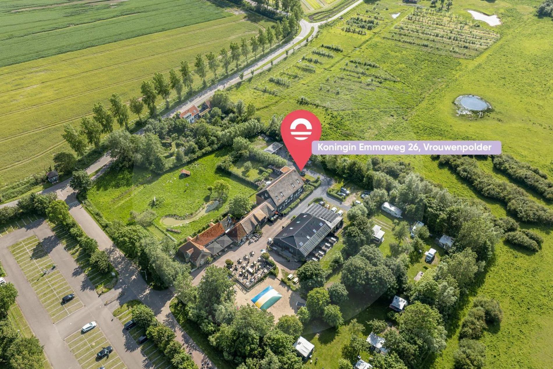 Vakantiewoning - Kon. Emmaweg 26 | Vrouwenpolder 'Uitspanning Oranjezon' Exteriér fotografie