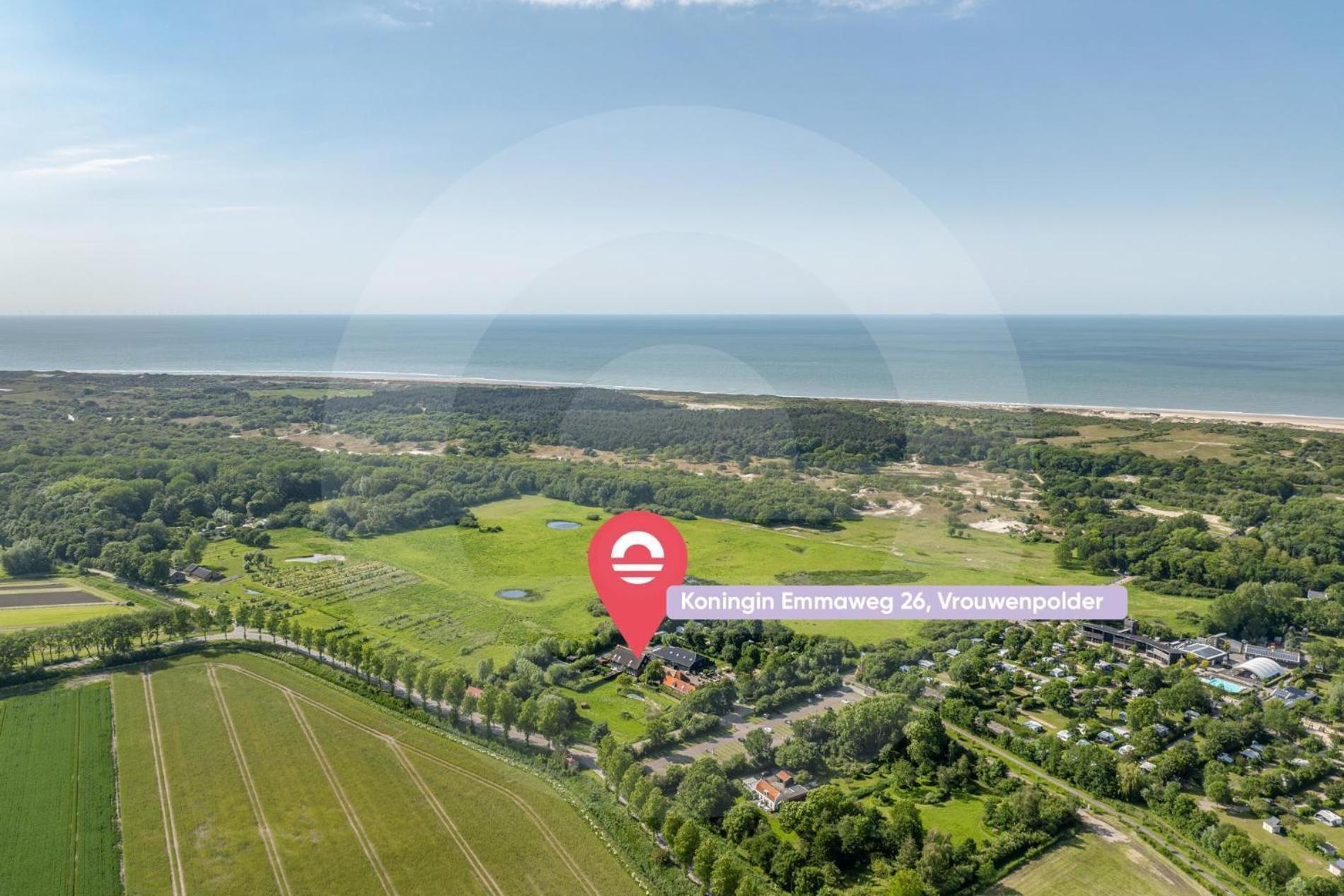 Vakantiewoning - Kon. Emmaweg 26 | Vrouwenpolder 'Uitspanning Oranjezon' Exteriér fotografie
